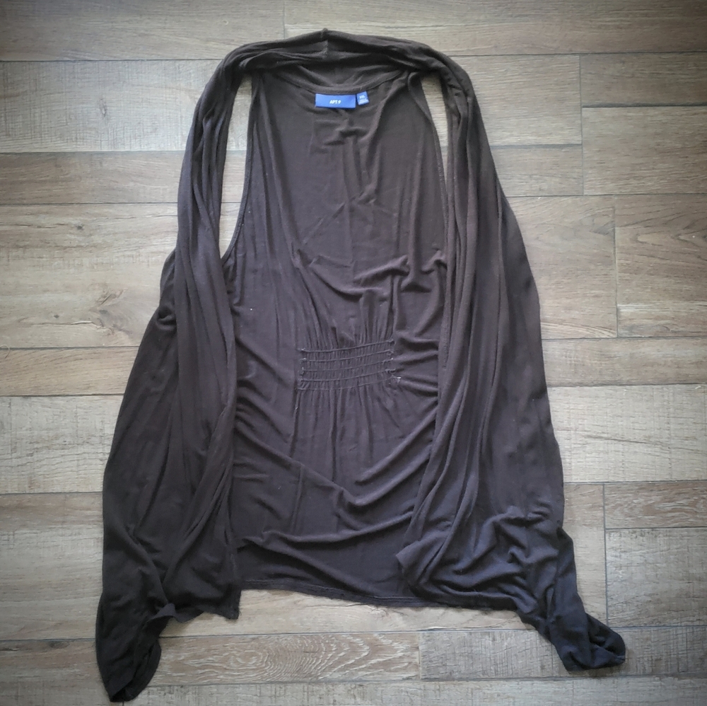 Apt 9 sleeveless cardigan